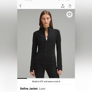 Lululemon define jacket